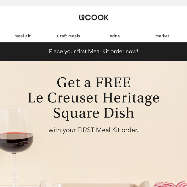 Fancy a FREE Le Creuset Heritage Square Dish?