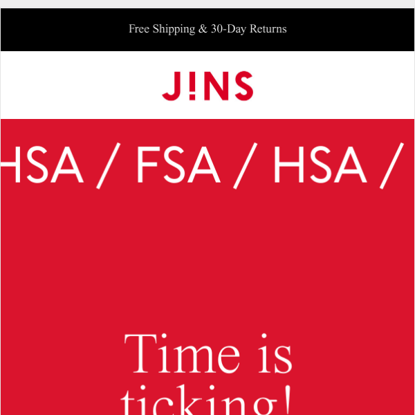 Time is ticking! Use your HSA/FSA benefits before they expire