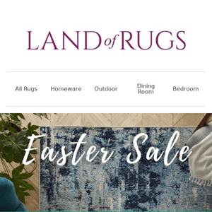 Up to 80% Off Rugs in Our Easter Sale 🐰🐣