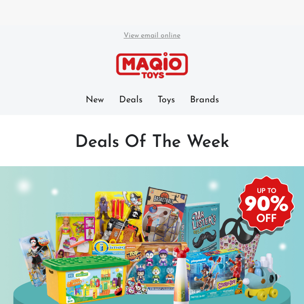 🚀 Get Ready for Weekly Toy Deals!