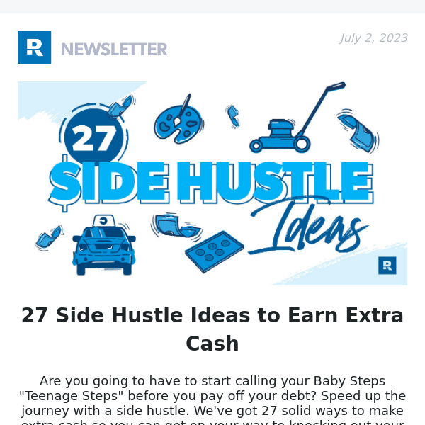 27 Side Hustle Ideas to Earn Extra Cash