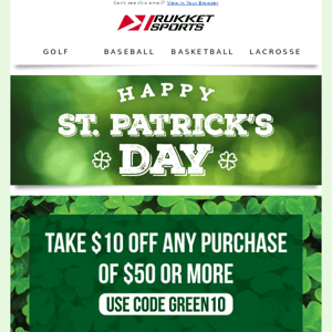 Ends Soon - Get Lucky Savings Now! 🍀