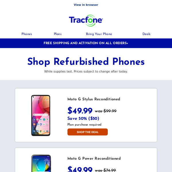 5 Refurb phones under $50 💰