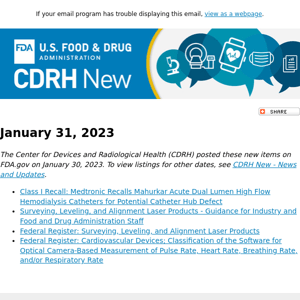 CDRH New - January 31, 2023