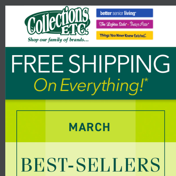 Discover March's Best Sellers