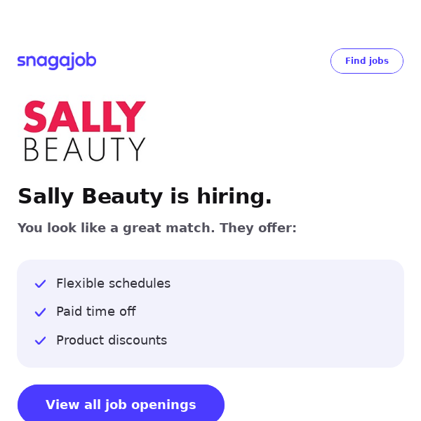 Sally Beauty is hiring near you