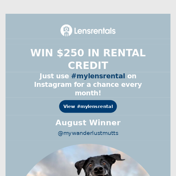 📸 You Could Win $250 in Rental Credit!