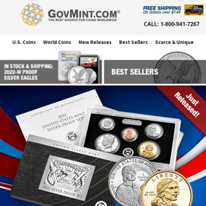 Just Released: 2022 U.S. Mint Silver Proof Sets Featuring the First Five American Women Quarters