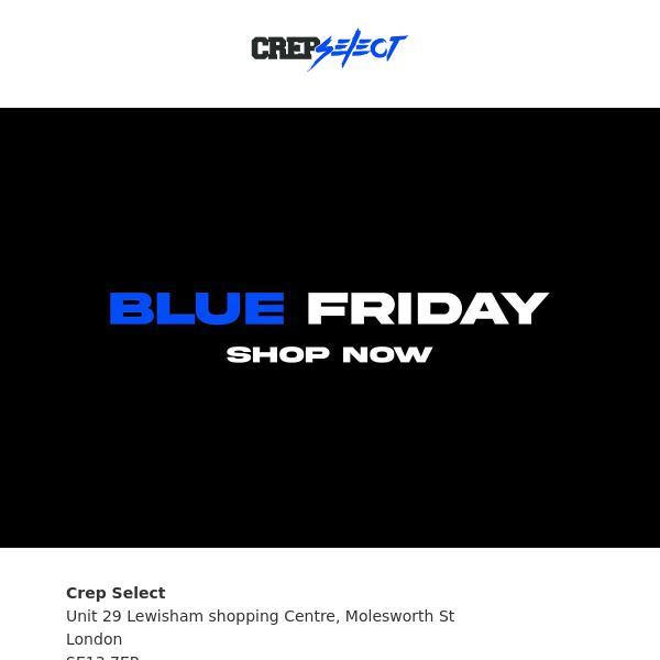 Its here early.... BLUE FRIDAY SALE....