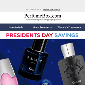 President Day Savings!