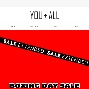 😲 Boxing Day Sale Extended | 30% OFF