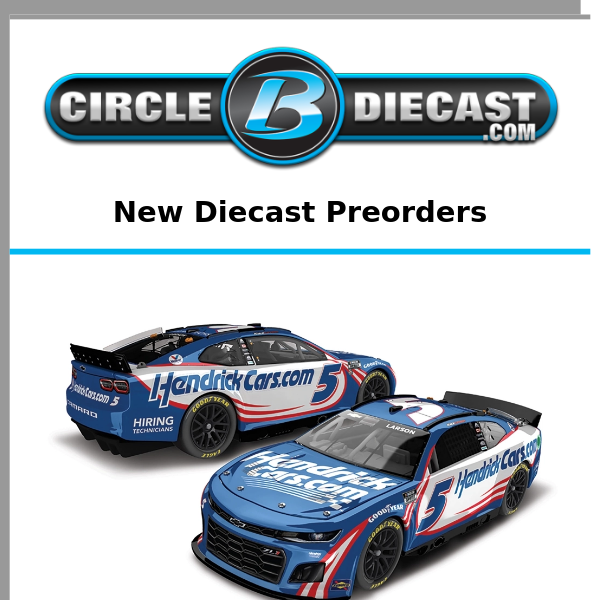 New Diecast Preorders 1/9