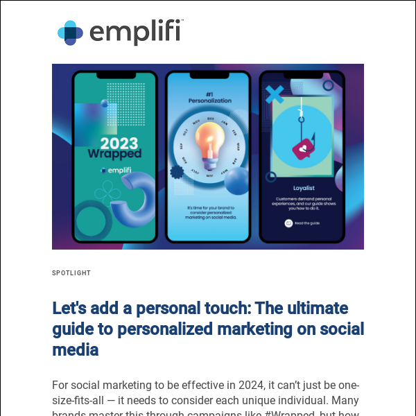 We’ve got the only guide you need to personalized marketing on social media