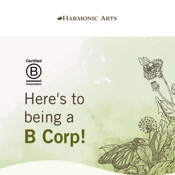 We’re proud to be a B Corp! 🌎