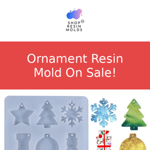 🎄 Ornament Resin Mold Sale!!