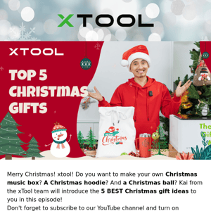 🎄 TOP 5 Christmas Gifts Making! Step by Step with xTool!