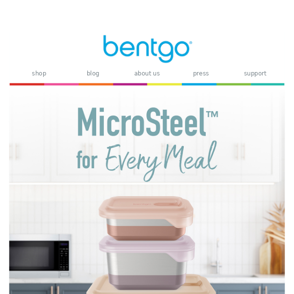 Bentgo MicroSteel Heat & Eat Container