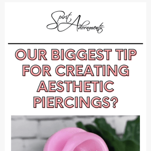 A piercing tip just for you 💞