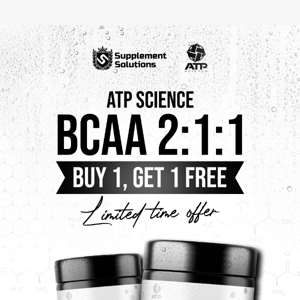 Buy 1, Get 1 FREE on ATP Science BCAA 2:1:1