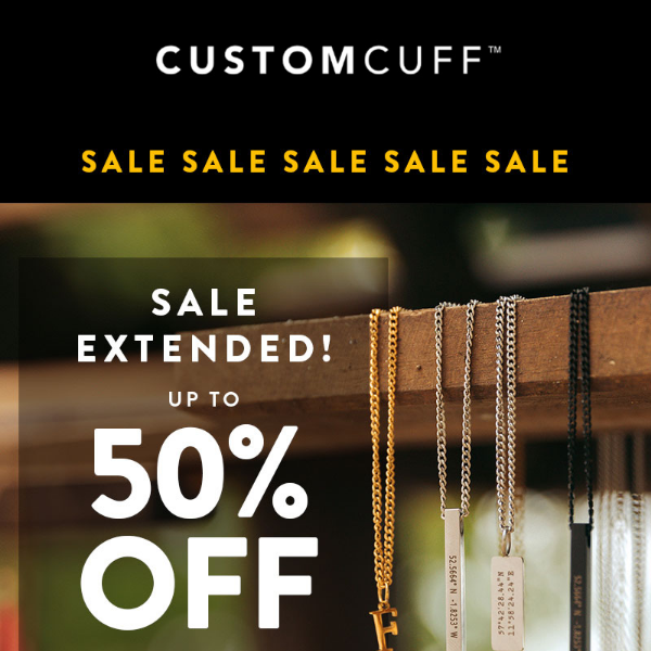 ✨ 50% OFF EXTENDED ✨