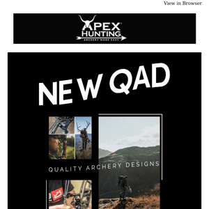 New QAD Gear. Up Your Game! 🎯