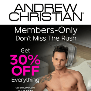 Members-Only: Don't Miss The Rush