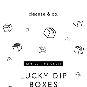 LUCKY DIP BOXES! Limited time only 📦