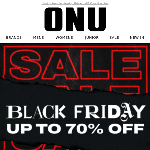 Onu Designerwear - Latest Emails, Sales & Deals