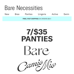 Exclusively Ours: 7 For $35 Panties