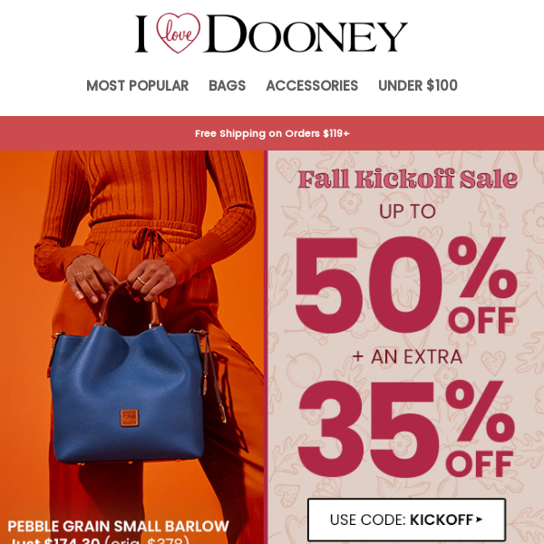 Extra 35% Off Everything RIGHT NOW. - I Love Dooney