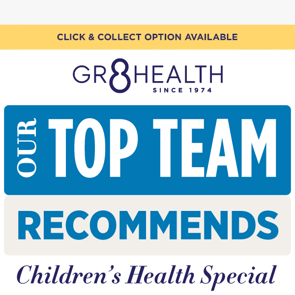 Our Top Team Recommendations for Kid’s Health ✨
