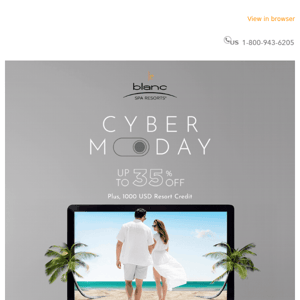 💻 Le Blanc luxury awaits this Cyber Monday