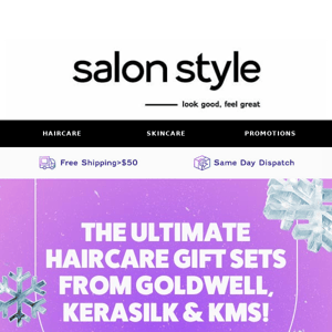 🎉 Get Hair Ready for the Holidays with Kerasilk, Goldwell & KMS! 🎁