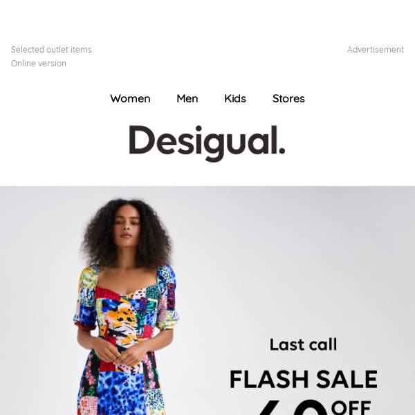 Flash Sale -60% | Until Sunday - Desigual