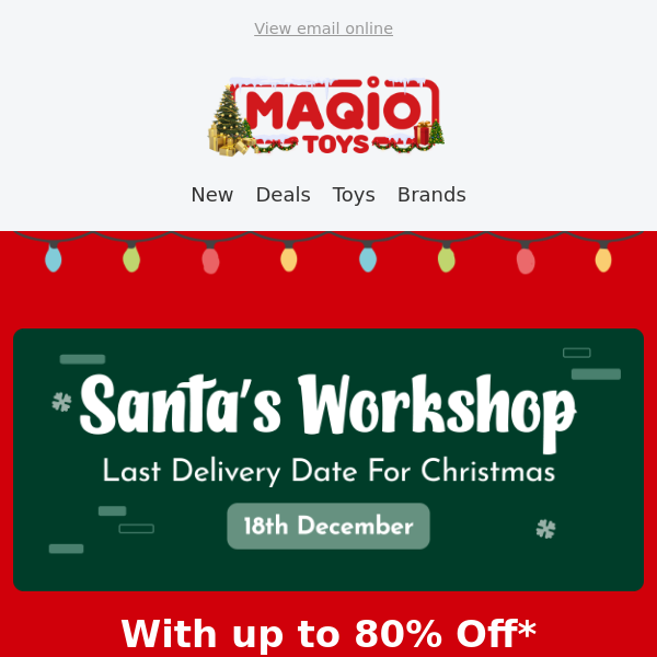 🎅 Santa's Workshop Is Now Open