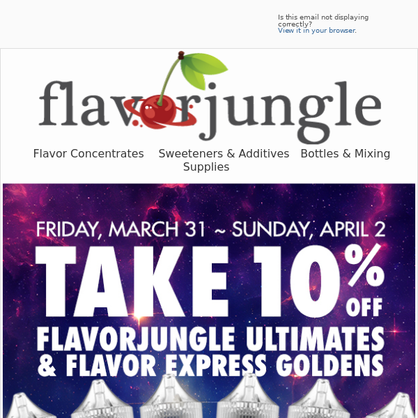 Ultimate & Golden Savings at FlavorJungle.com
