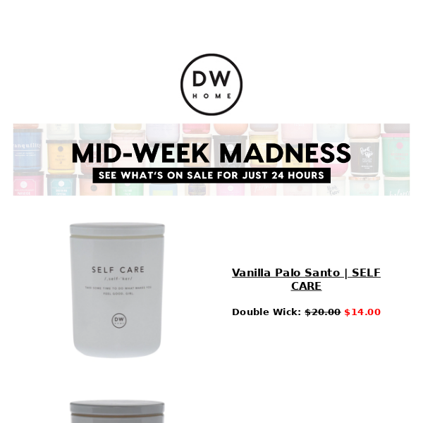 30% OFF MID-WEEK MADNESS SCENTS!