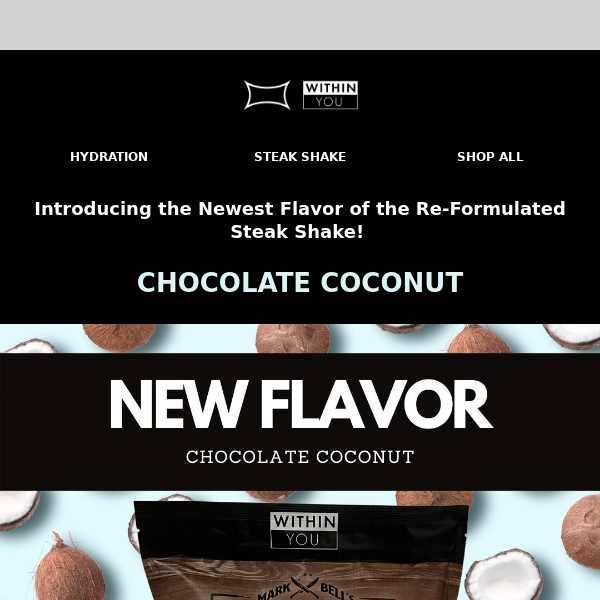 New Flavor Alert: Steak Shake Chocolate Coconut! 🥥