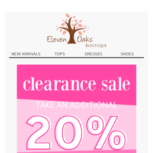 Grab the opportunity as its the Stock Clearance sale 😍