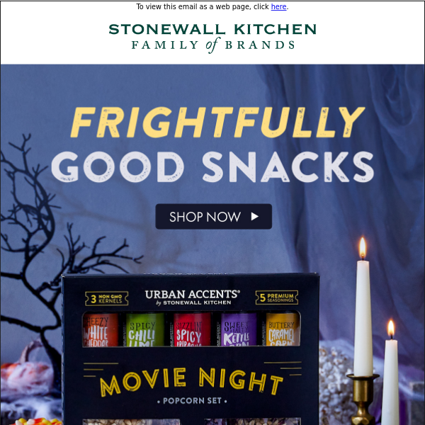 Movie Night Popcorn Set - Urban Accents - Stonewall Kitchen