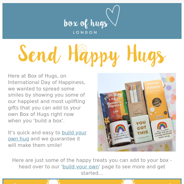 😊 Know someone who needs a Happy Hug?