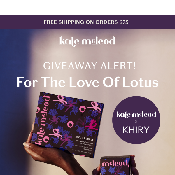 GIVEAWAY! The Lotus Collection