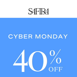CYBER MONDAY: 40% SELECTED FAVOURITES