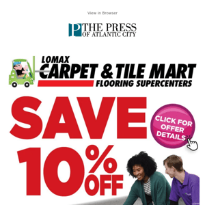 ADV: Save an Extra 10% Off 😎 Your Next Flooring Project!
