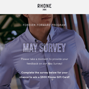 May Survey: Enter to Win $500