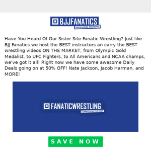 Have You Heard Of Our Sister Site Fanatic Wrestling?  Insane Deals HAPPENING NOW!