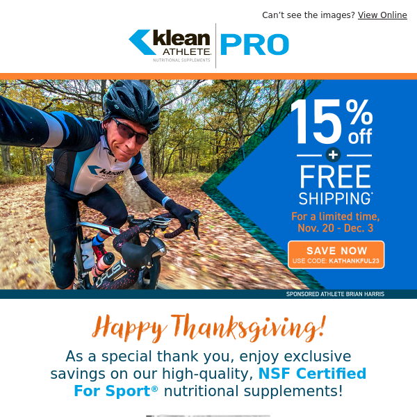 Enjoy 15% Off + Free Shipping! We're Thankful For You!