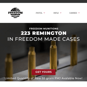 Freedom's New 223 - Be one of the first to shoot it