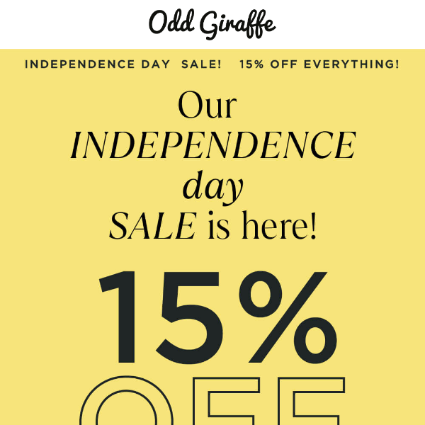 Our Independence Day Sale is here 🇮🇳