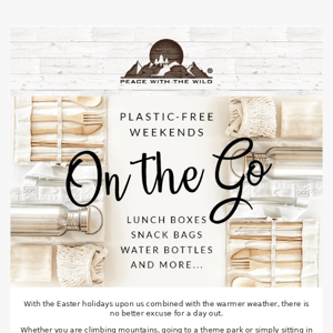 Plastic Free On-The-Go - Water Bottles, Lunch Boxes, Snack Bags & more 🍴✨